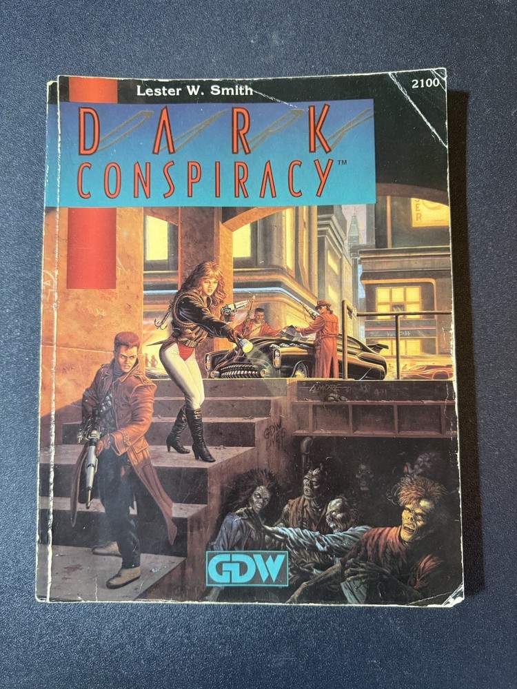 Dark Conspiracy TTRPG Sourcebook by Lester W. Smith, GDW, 1991,