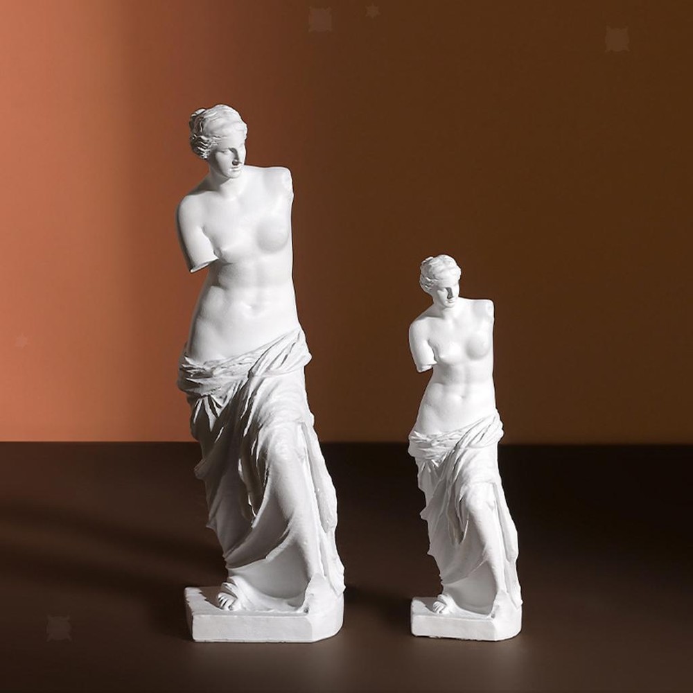 Abstract Art Goddess Sculpture Figurine Shelf Ornament Decorative Art Piece-image