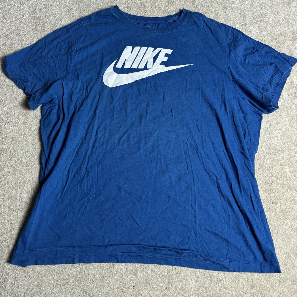 The Nike Tee Mens Crew Neck T Shirt 2XL Blue