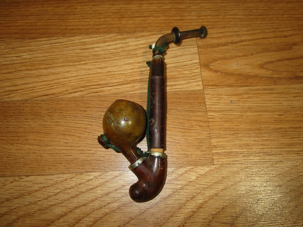 Vintage  Oberammergau Bowl Tobacco Pipe Bruyere Garantie