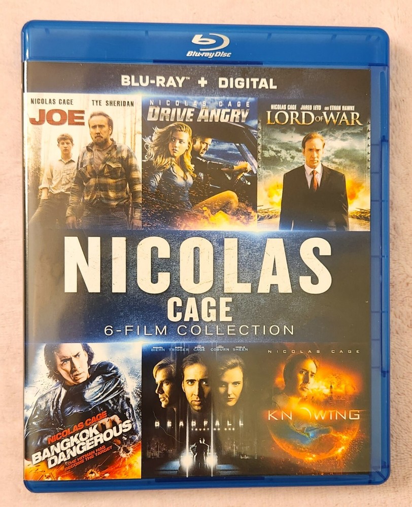 Nicolas Cage: 6-Film Collection (Blu-ray, Wal-Mart Exclusive, Deadfall) OOP Rare