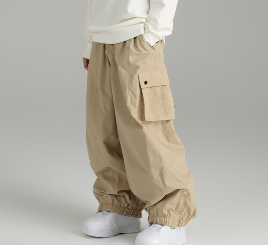 1Pcs Baggy Pants Warm Loose Sports Trousers Winter Snow Pants