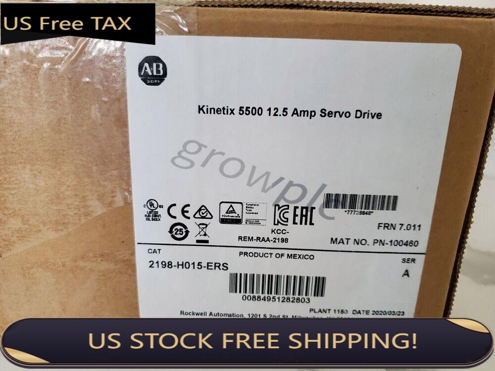 Allen-Bradley 2198-H015-ERS / A New Factory Sealed Kinetix 5500 AC Servo Drive