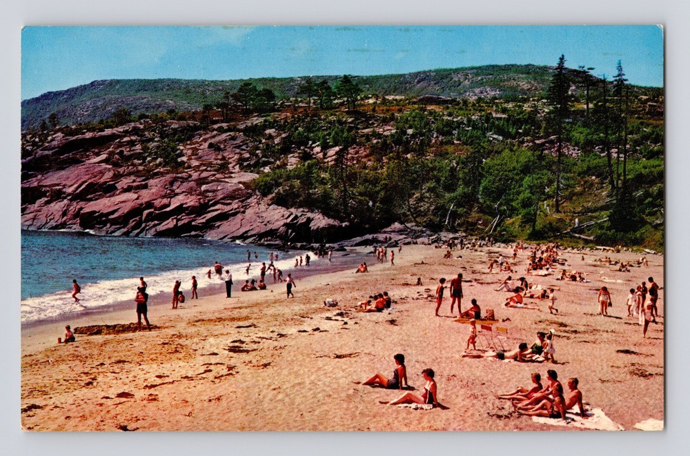 Postcard Maine Bar Harbor ME Acadia National Park 1960s Chrome Unposted-image