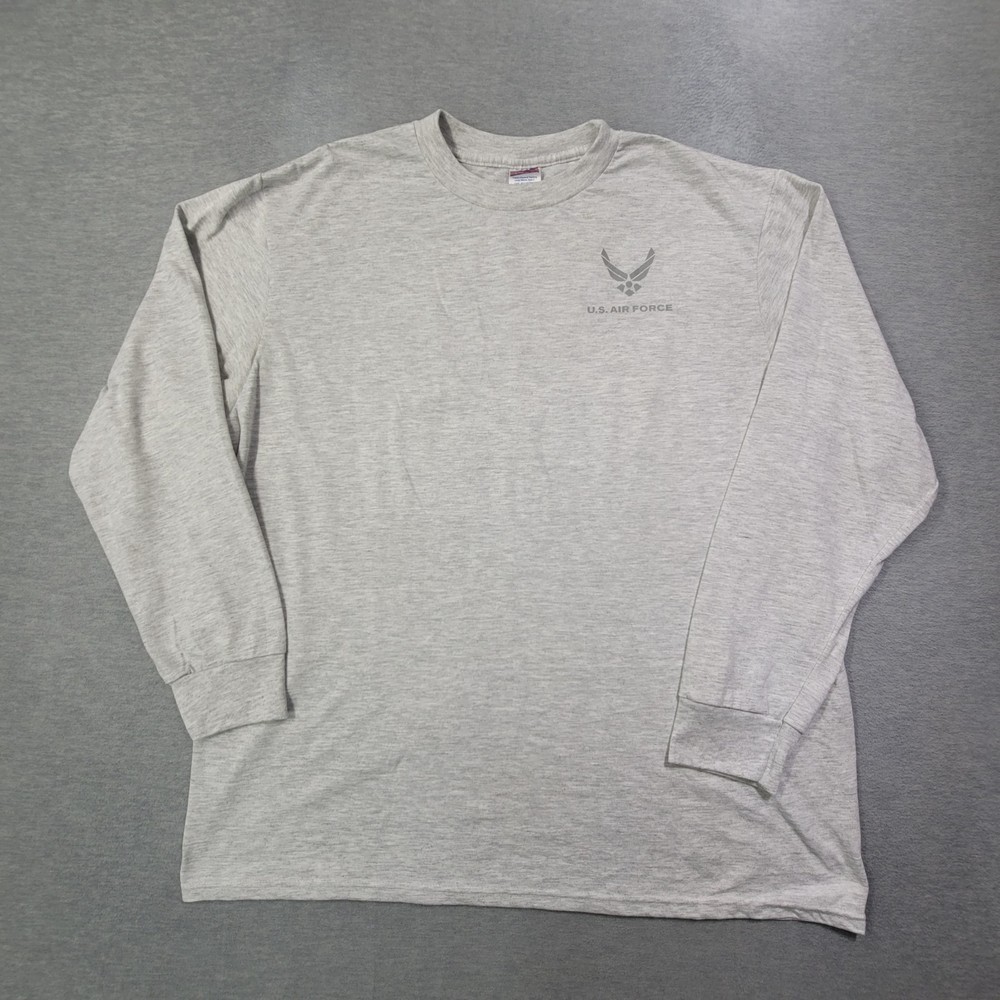 Soffe United States Air Force T Shirt Mens XL Gray Military PT Reflective Logo