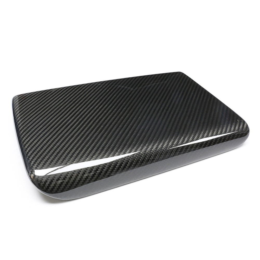 1PCS Tesla Model S 2021-2023 Carbon Fiber Center Console Armrest Box Cover