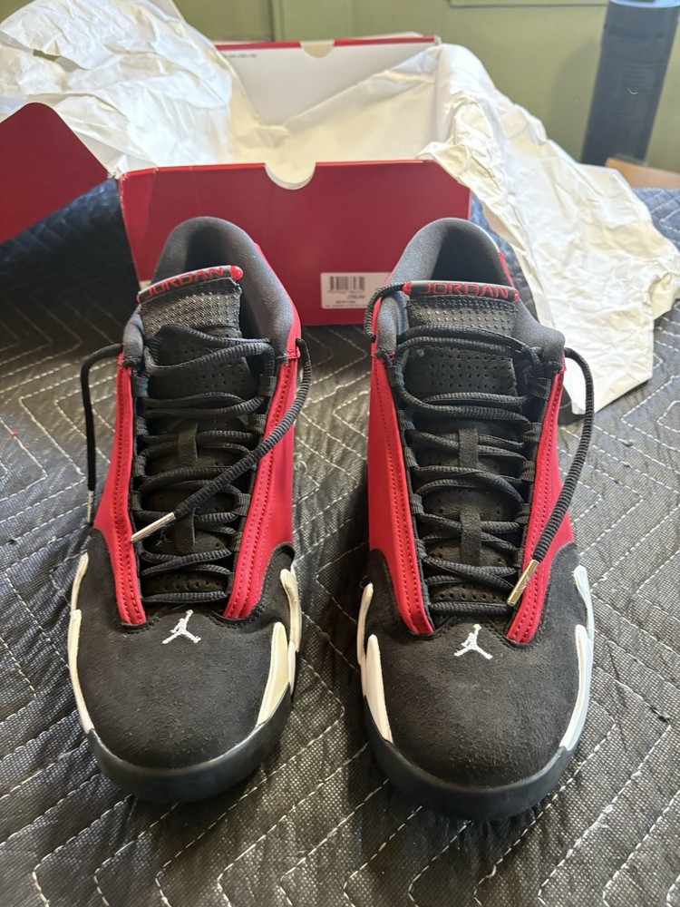 Nike Air Jordan 14 Retro Gym Red Toro 487471-006 Size 10.5
