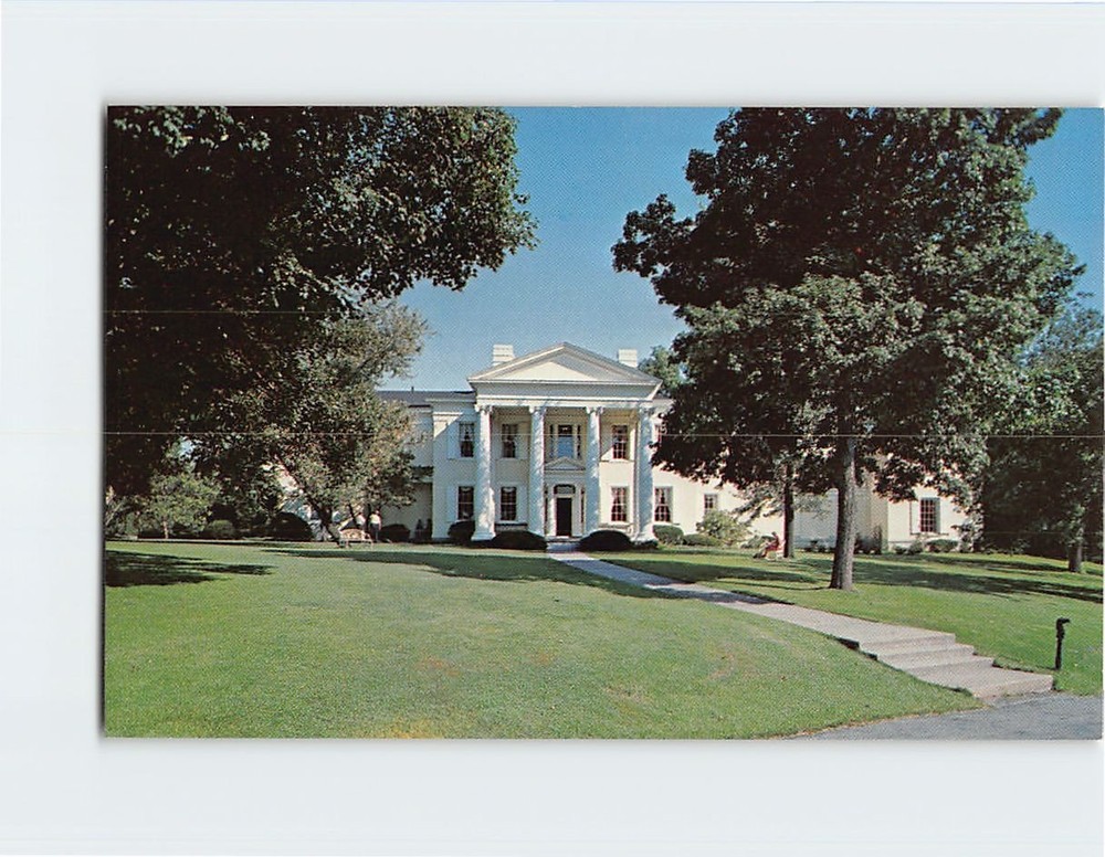 Postcard Mansion-Museum Oglebay Park Wheeling West Virginia USA