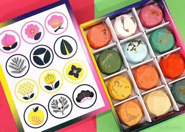 LUSH Ippuku shiki 12 Pieces Gift Set Bath Bomb from Japan Unused