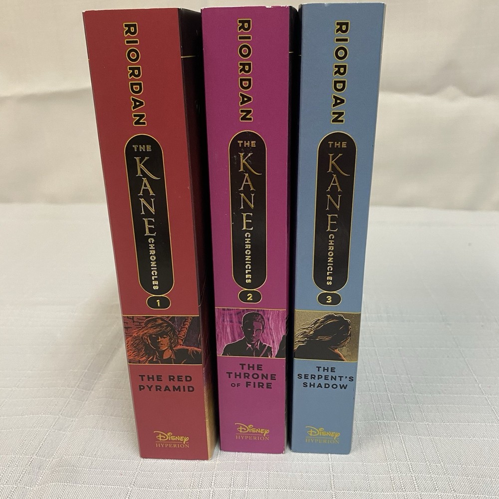 Rick Riordan Kane Chronicles Paperback Set | The Red Pyramid, Throne of Fire, S…