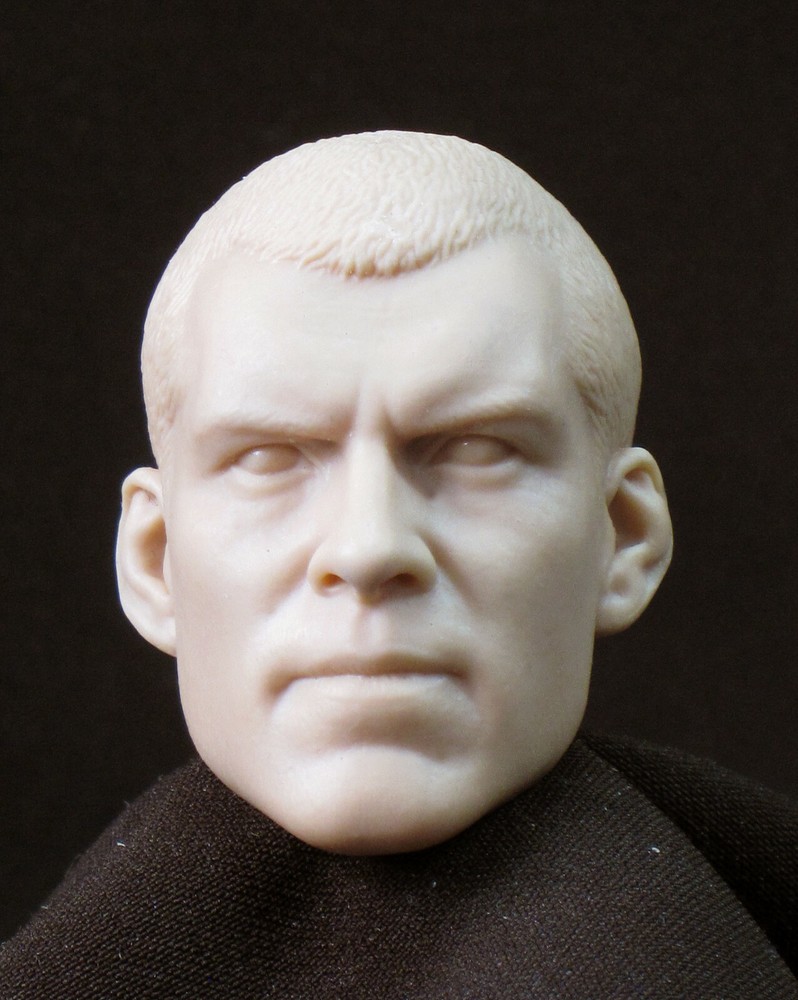 2085 Sam Worthington CUSTOM RESIN UNPAINTED HEAD SCULPT Action figures 1/6 Scale