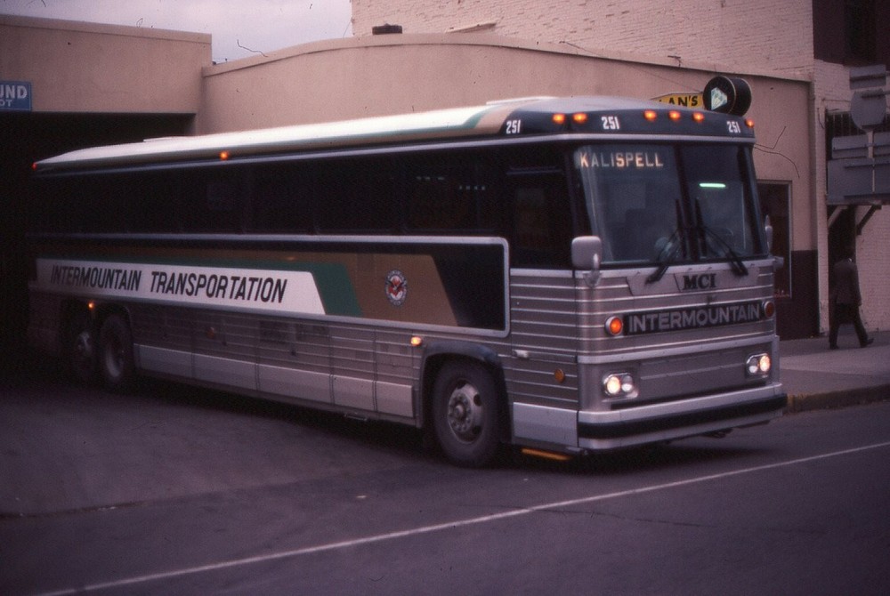 Original Bus Slide Charter Intermountain Transportation  #251 MCI Bus 1981 #06