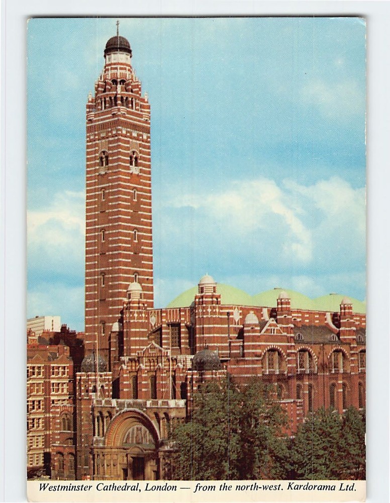 Postcard Westminster Cathedral London England