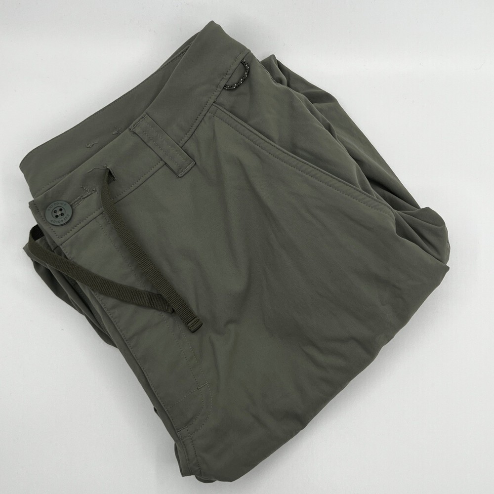 REI Co-op Hiking Pants Mens 32x30 Green Excellent Trail Cargo Outdoor Casual