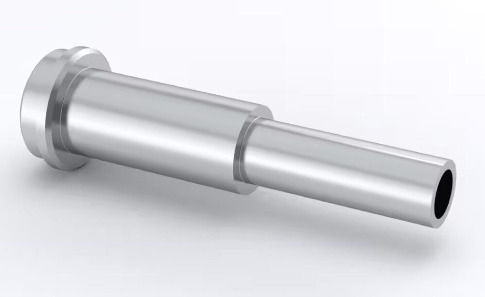 SWAGELOK Long TBW Gland, 6LV-4-VCR-3-4TB7P, 1/4 Inch VCR X 1/4 inch Tube Stub