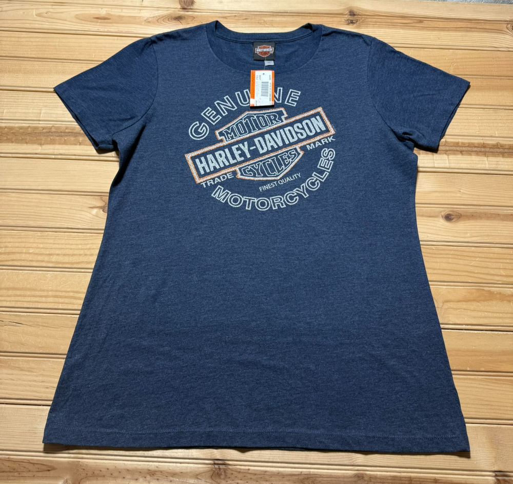 NWT Harley Davidson Chester Springs Pennsylvania Big Logo Motorcycle Shirt - 2XL