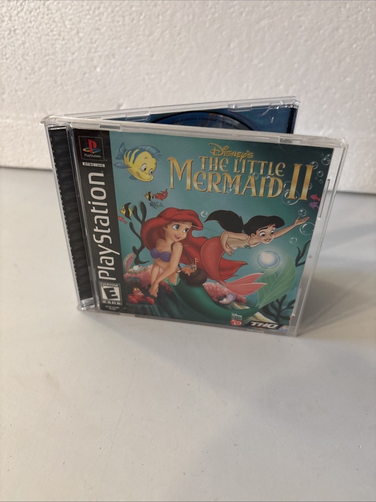 Disney's The Little Mermaid II (PlayStation, 2000) PS1 Black Label CIB COMPLETE