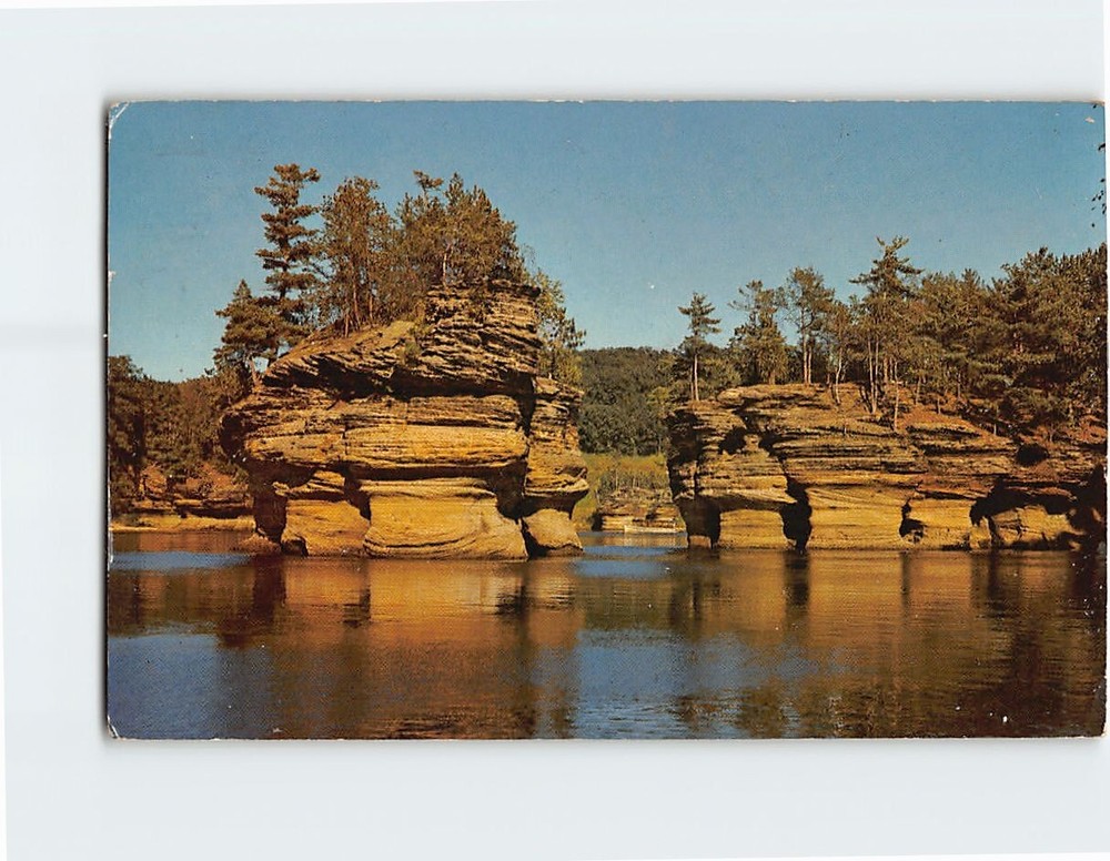 Postcard Sugar Bowl, Lower Dells boat trip, Wisconsin Dells, Wisconsin
