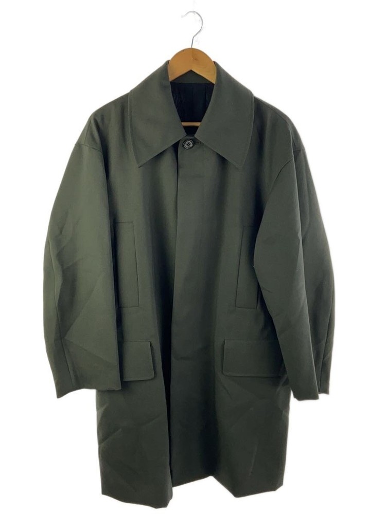 Markaware Stainless Steel Collar Coat/1/Wool/Khk/A22A-04Co01C 6419
