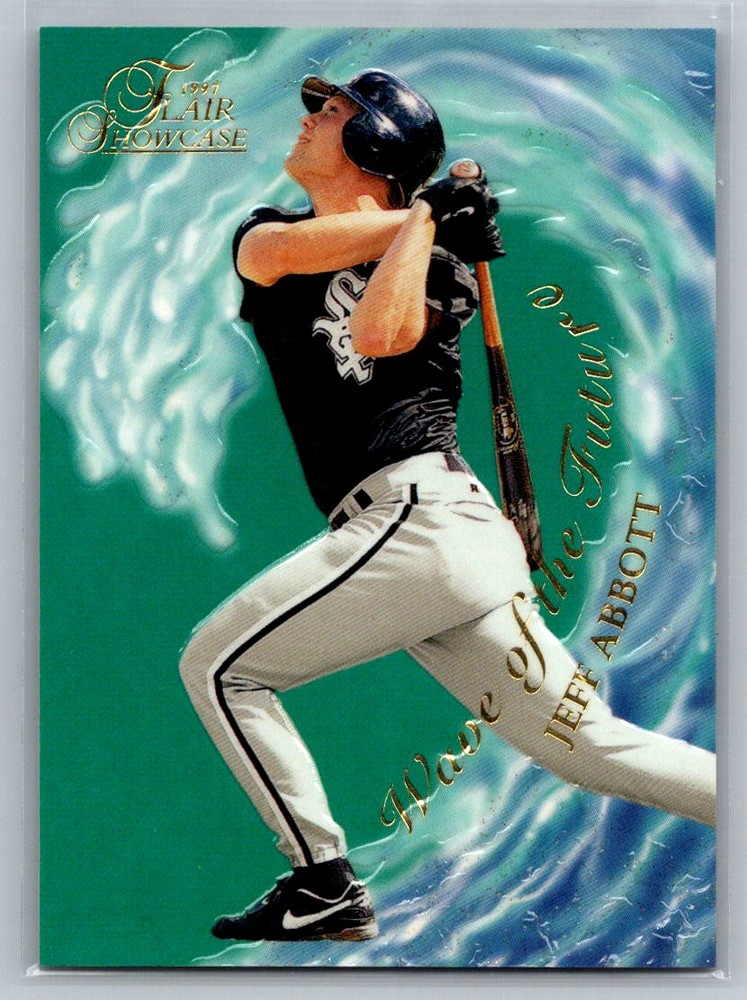 1997 Flair Showcase WAVE Jeff Abbott #6 Chicago White Sox MLB Card
