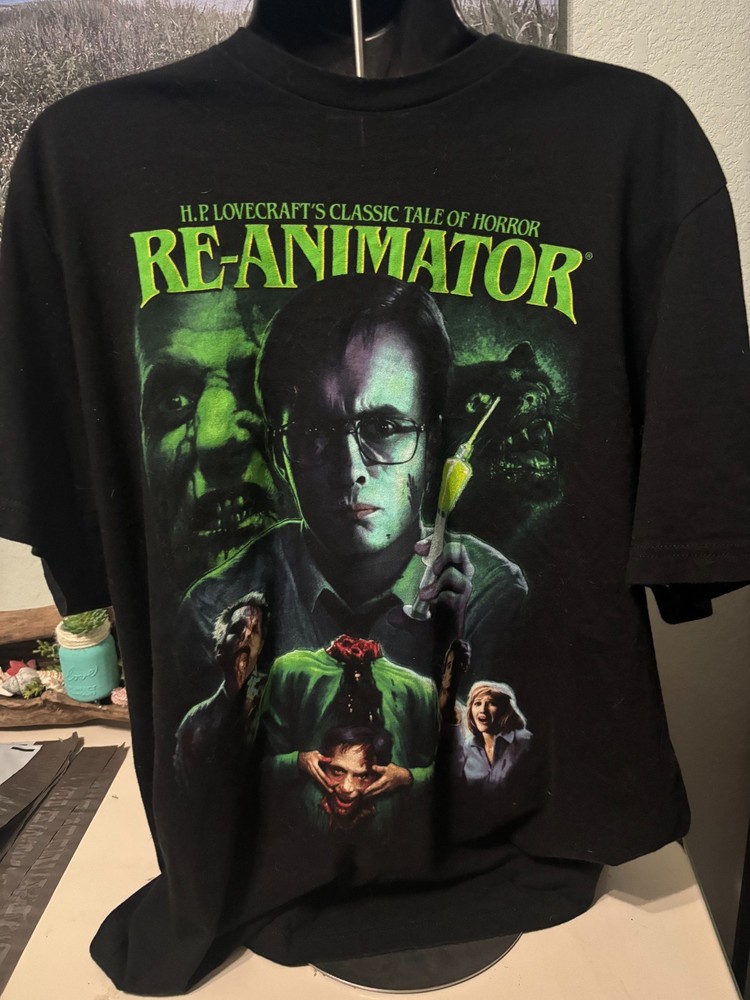 Re-animator Movie Shirt (Black - Xtra Large) HP Lovecraft