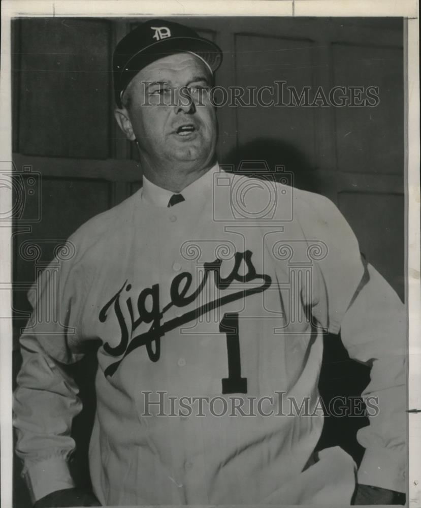 1960 Press Photo Bob Scheffing named new manager of Detroit Tigers - nes52751