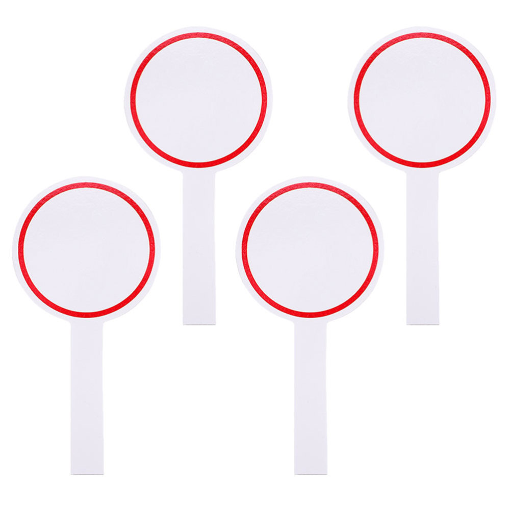 4 Pcs Extra Large Poster Board Dry Erase Paddles Score Student