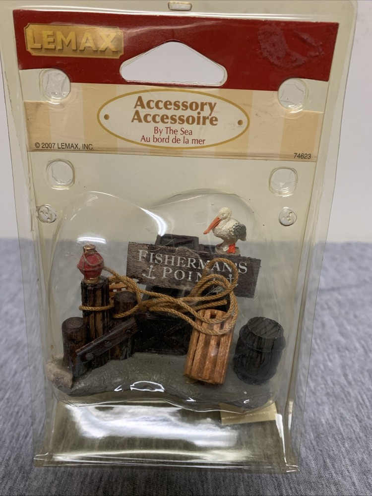 2007 Lemax Village By The Sea Fishermans Point Figurine #74623 Vintage Collectible