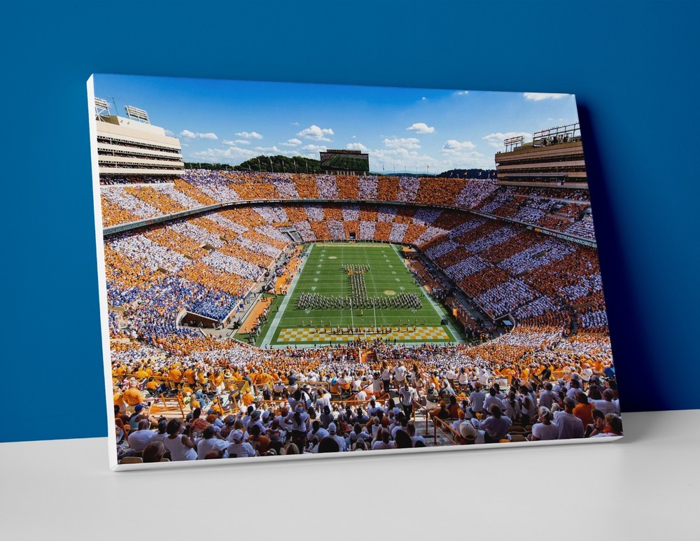 Tennessee Football Stadium Poster or Canvas - Volunteers Football Field Wall Art