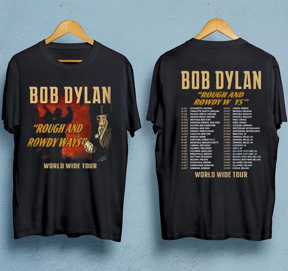Bob Dylan 2025 Rough and Rowdy Ways Tour T-Shirt