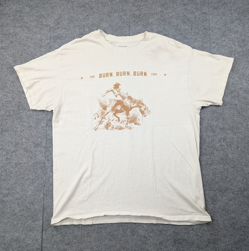 Zach Bryan Burn Tour Shirt Mens Large Western Country Concert Merch World 2023