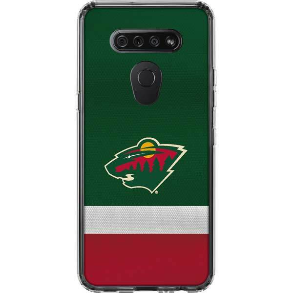 NHL Minnesota Wild LG K51/Q51 Clear Case - Minnesota Wild Jersey
