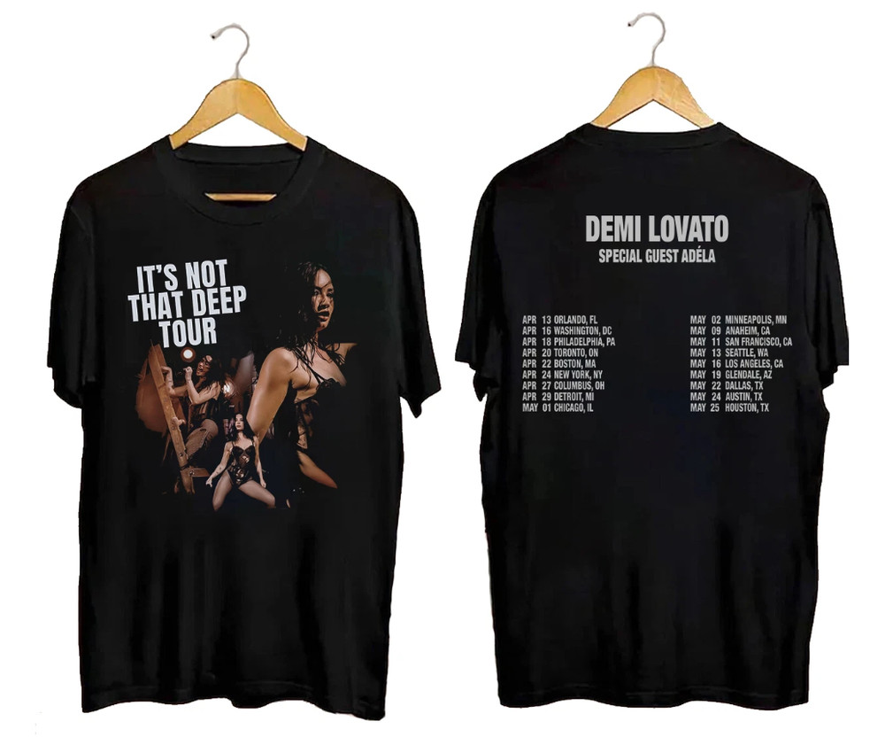 Demi Lovato It's Not That Deep Tour 2026 T-Shirt