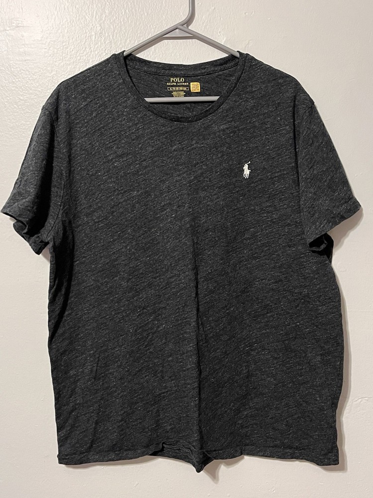 Polo Ralph Lauren Pocket T-shirt Men X-Large Black Heather Pony Short Sleeve