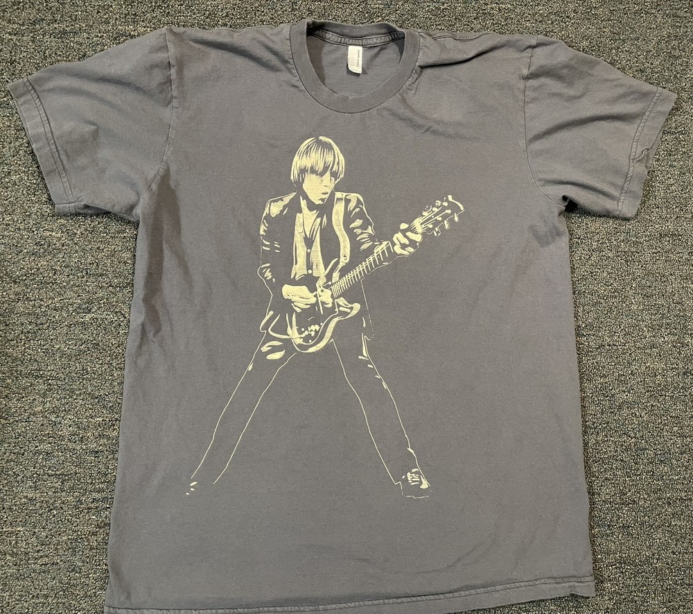 American Apparel Men's Tom Petty & The Heartbreakers Gray Shirt Size Large