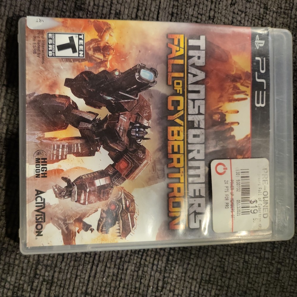 Transformers Fall of Cybertron - Sony PlayStation 3
