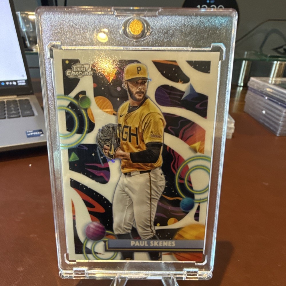 2025 Topps Cosmic Chrome Paul Skenes #100 Pittsburgh Pirates Baseball Card