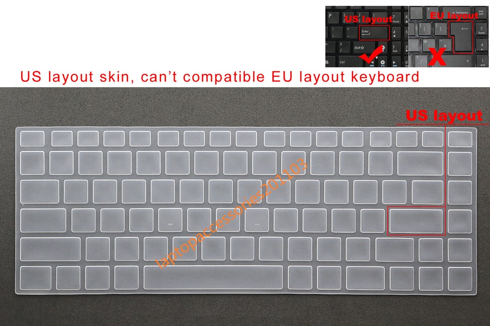 Keyboard Skin Cover for Asus D450 D451 D452 W418 V451 E402 F401 F402 F450 S400