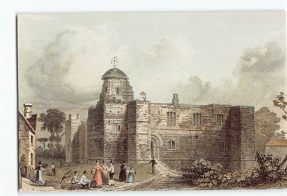 Postcard Colchester Castle in Essex England