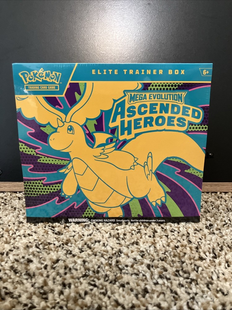 POKÉMON TCG ASCENDED HEROES Elite Trainer Box ETB, New & Factory Sealed!!!
