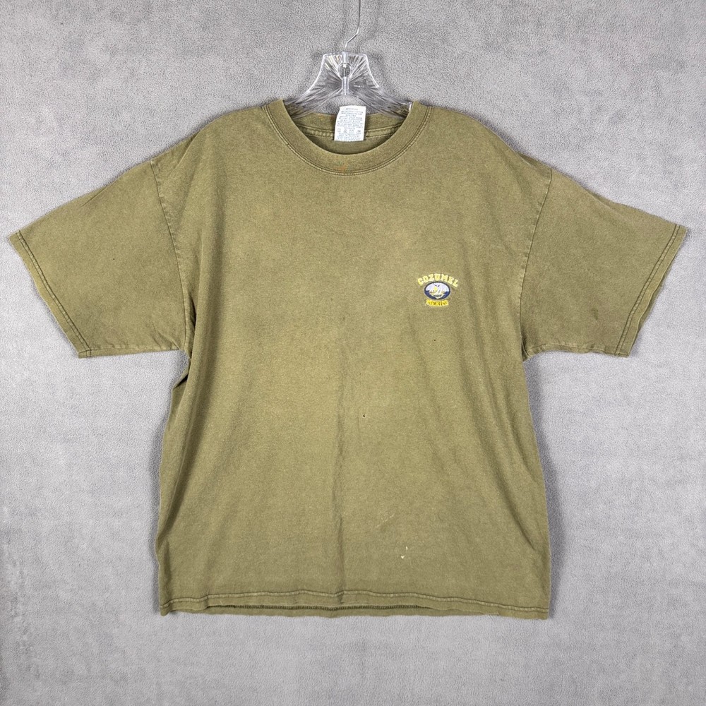 Vintage Cozumel Mexico Y2K Travel Souvenir T-Shirt Men’s Size XL Green