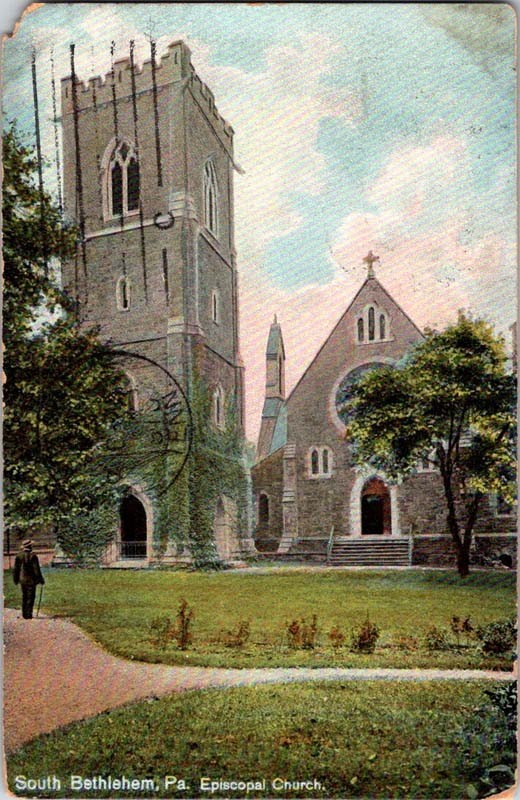 Bethlehem Pennsylvania PA : CHURCH SCENE m/14 AV8012