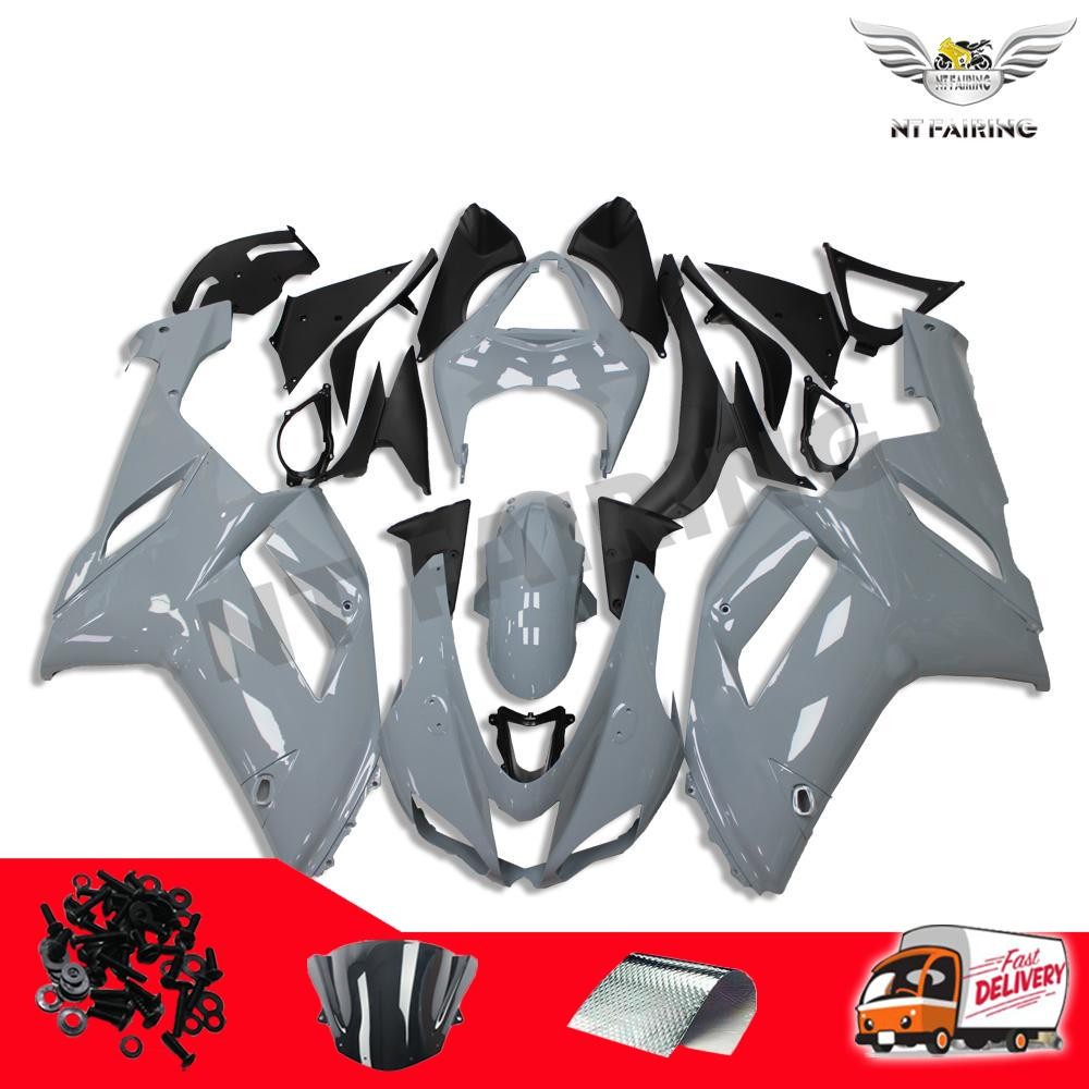 NTH Injection Cement Gray ABS Fairings Fit for Kawasaki 2007 2008 ZX6R 636c a059