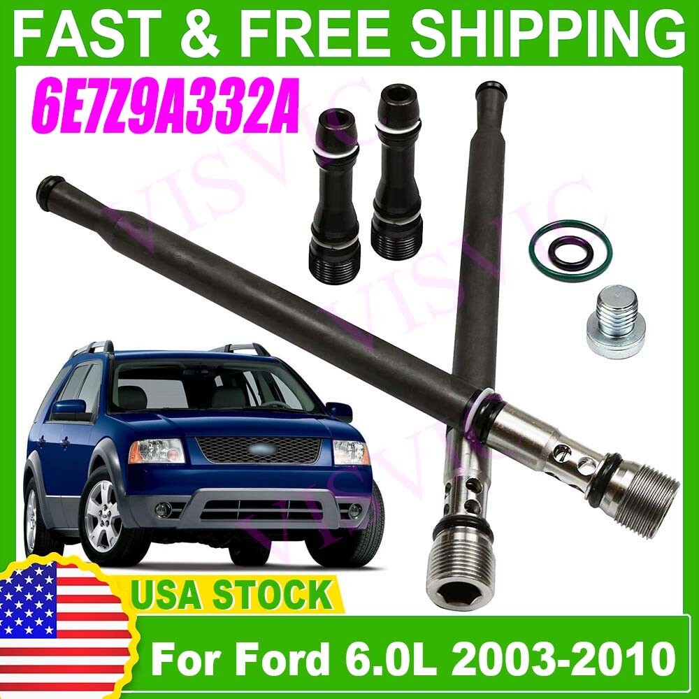 For Ford 6.0L Powerstroke Diesel Updated Stand Pipe & Dummy Plug Kit
