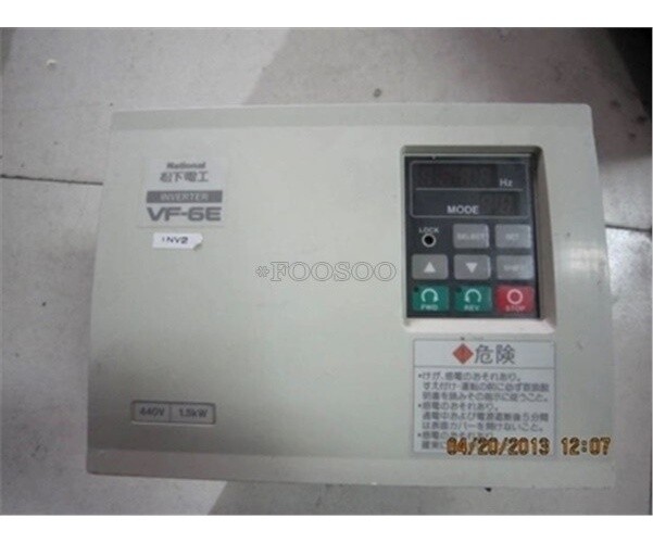 1Pcs Used   VF-6E BFV60154E 380V-440V 1.5KW zi *vb