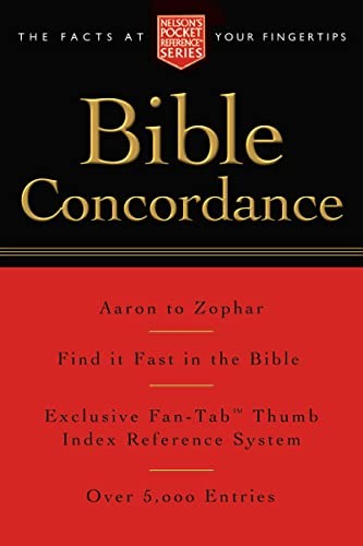 Pocket Bible Concordance - Nelson's Pocket ... by Thomas Nelson Publis PaperbackFREE US DELIVERY | ISBN: 1418500178 | Quality Books