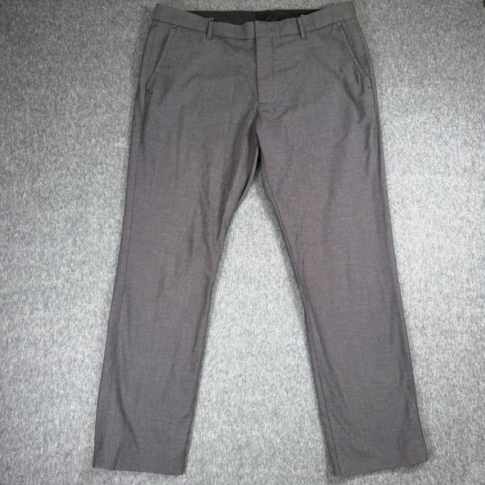 Bonobos Pants Mens 36x30 Gray Weekday Warrior Tuesday Slim Straight Trousers