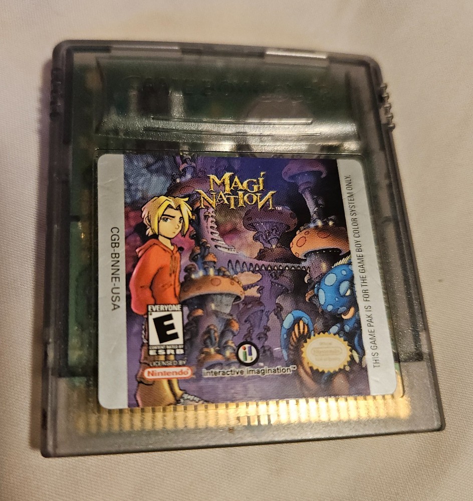 Magi-Nation (Game Boy Color, 2001) Cartridge Only, Tested. BATTERY MIGHT BE DRY