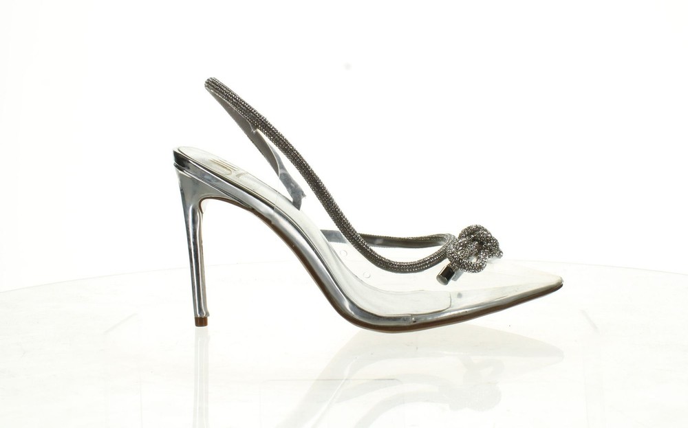 JLO by Jennifer Lopez Flina Clear Slingbacks Womens Size 8