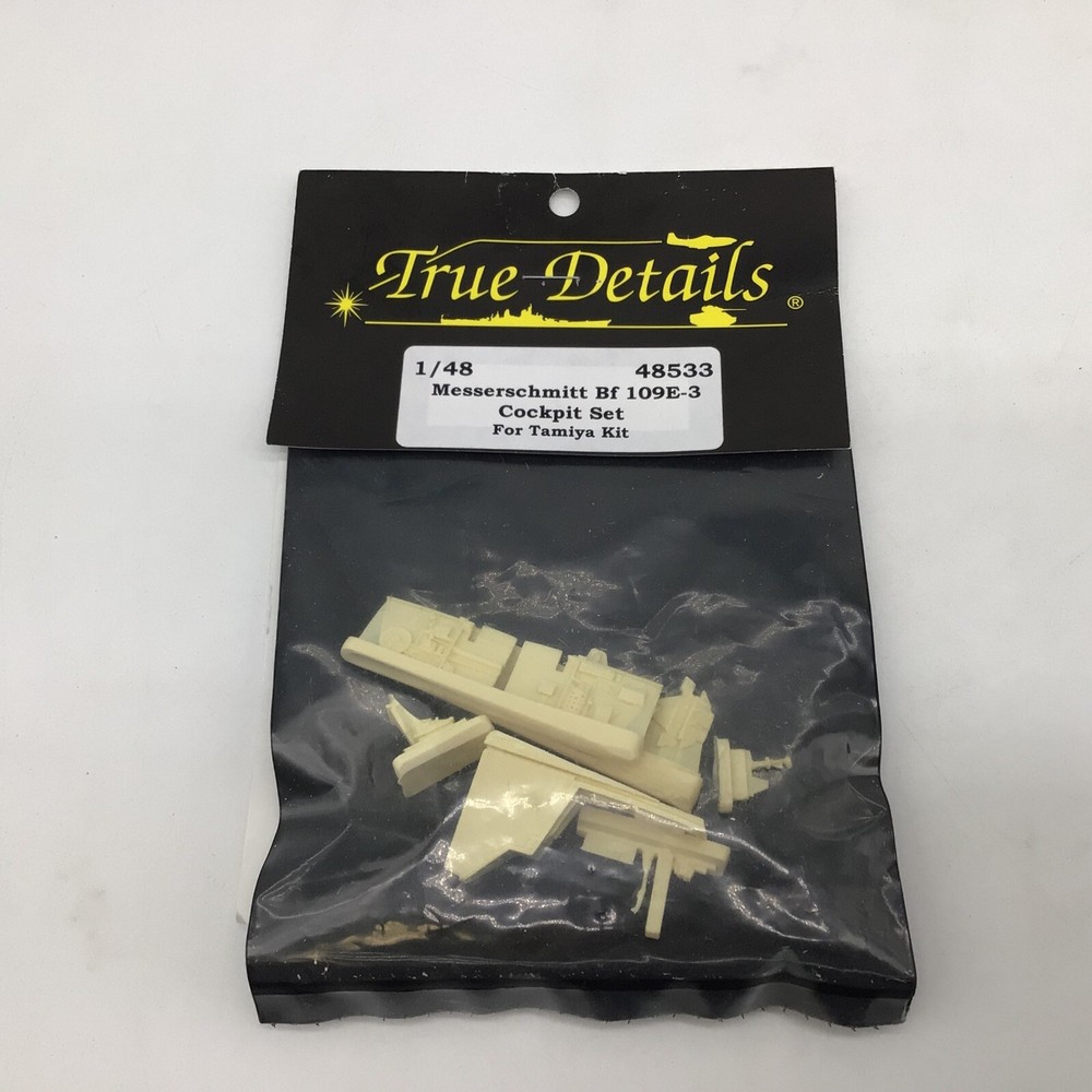 1/48 Scale Messerschmitt Bf 109E-3 Cockpit Detail Set MK by True Details 48533